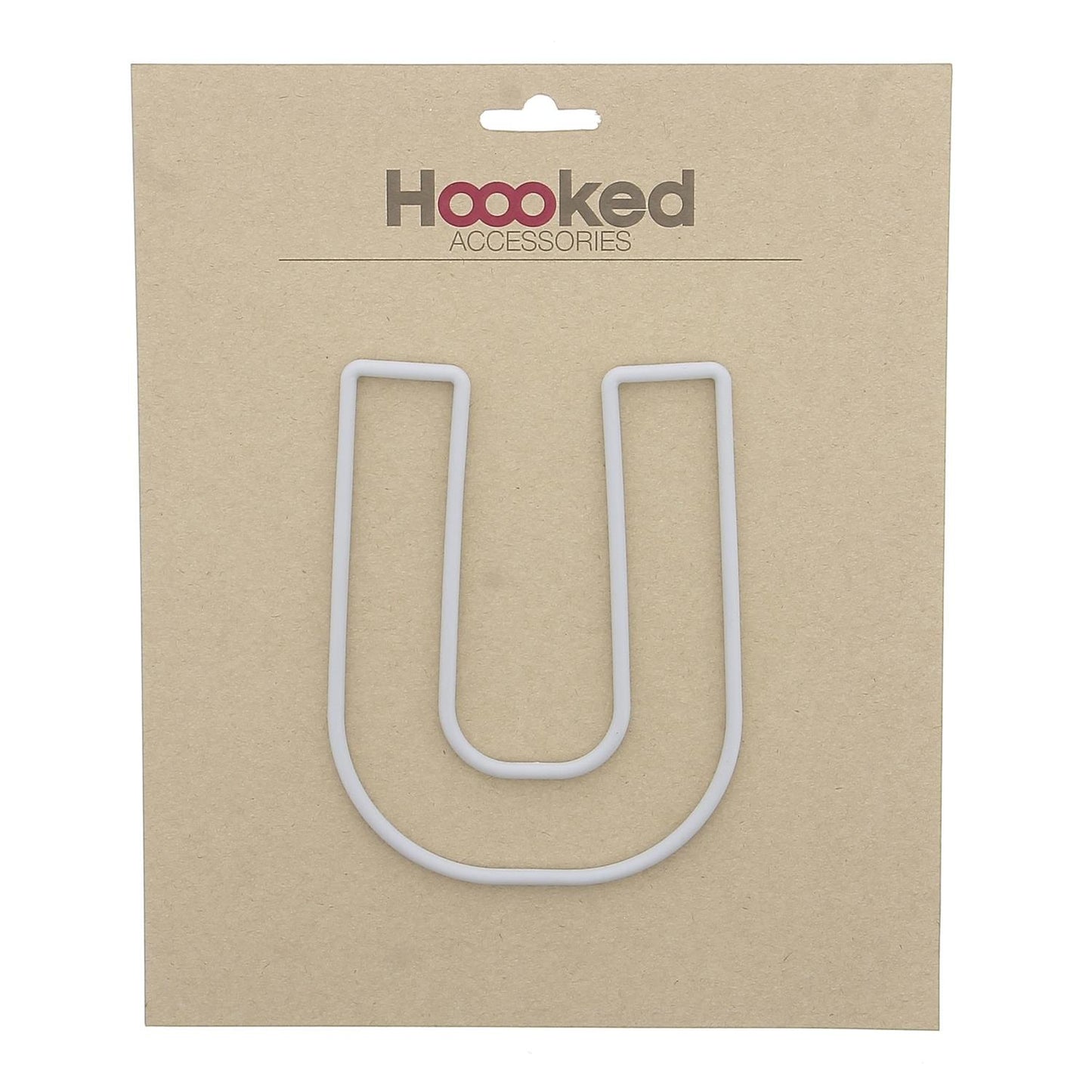 Bokstavramme U - Heklerammer 15 cm - Hoooked Yarn - Garntopia