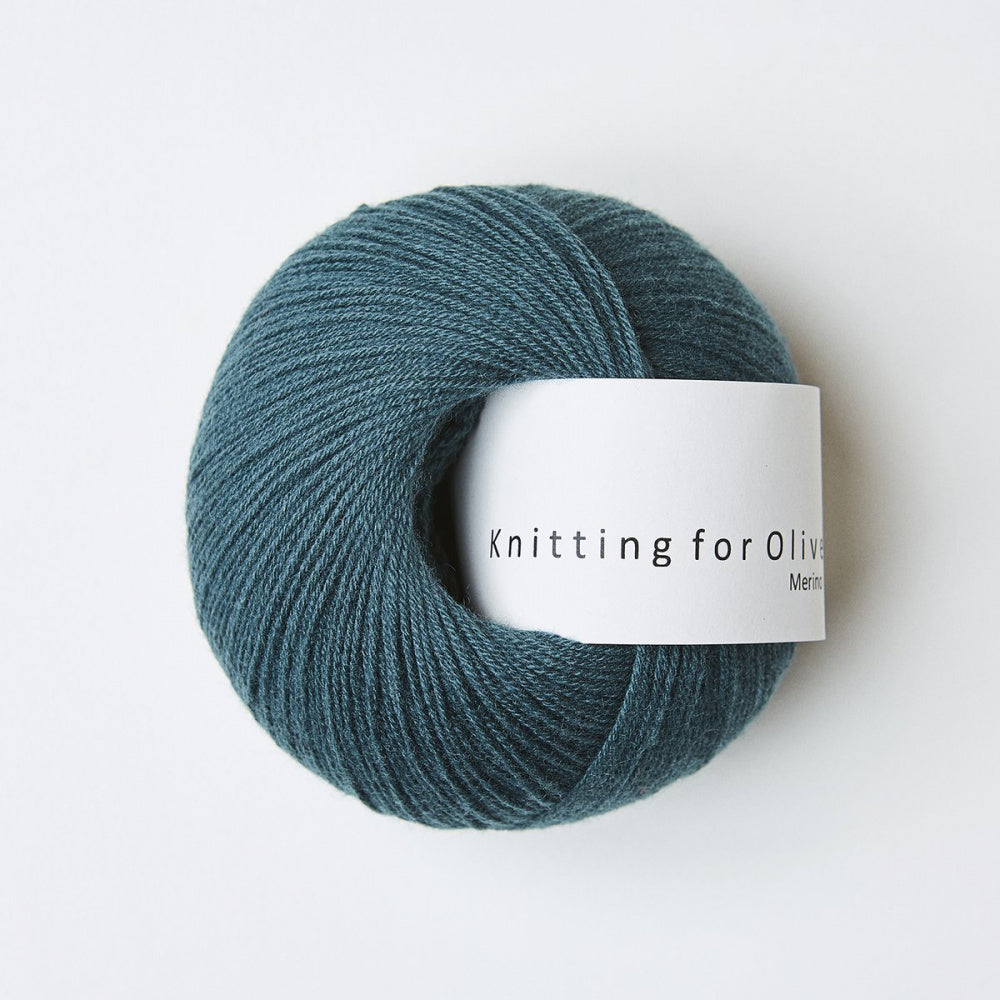Petroleumsgrøn -	Merino - Knitting for Olive - Garntopia