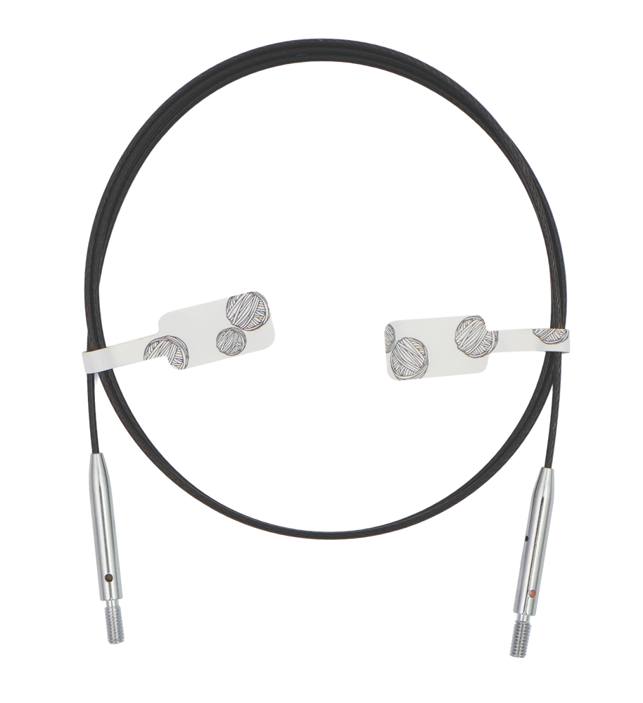 Thin & Flex Stainless Steel Vaier - Svart - 40 cm