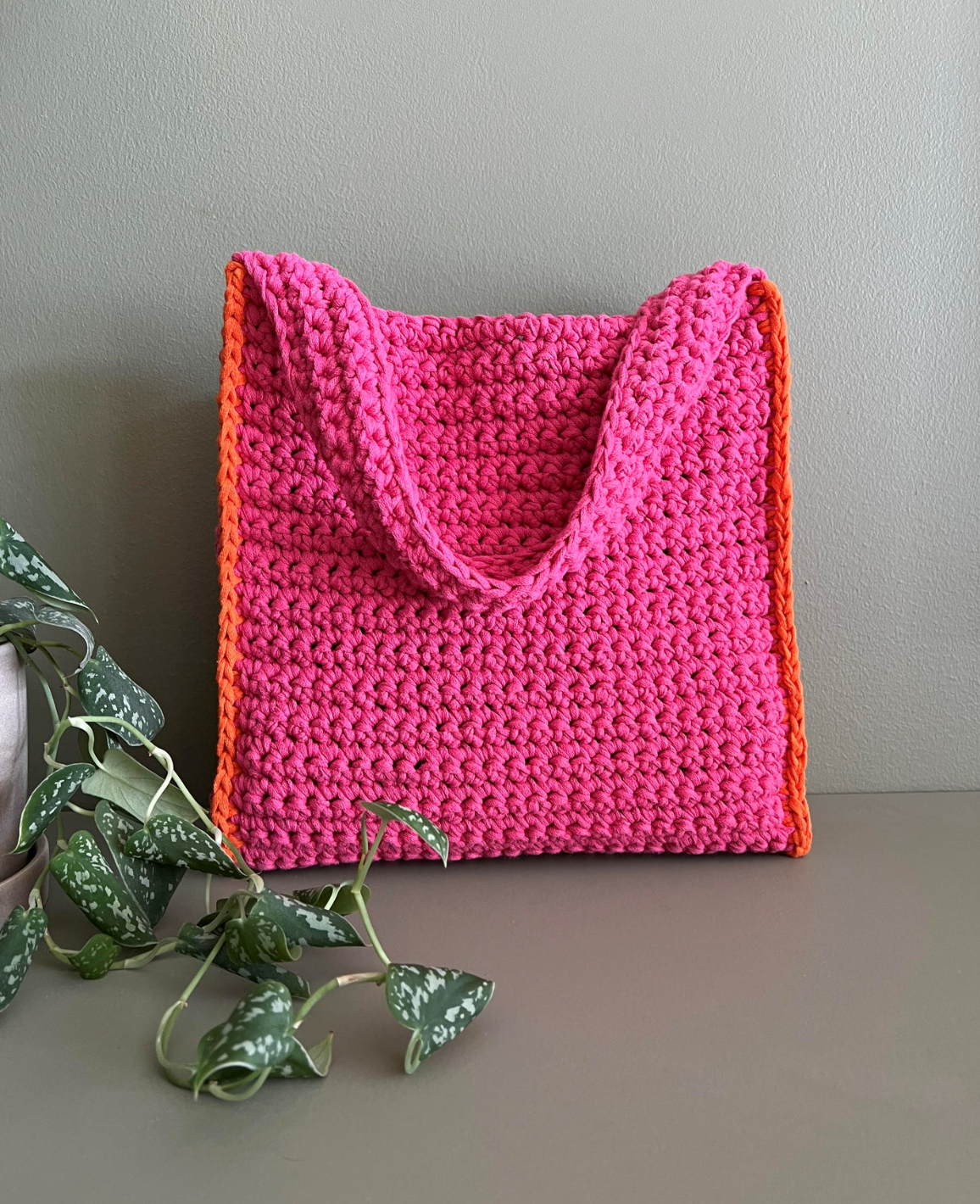 Carrie Maxi Bag - Papir - byHildeLundal - Garntopia