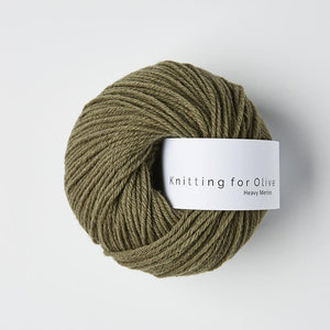 Støvet Oliven -	Heavy Merino - Knitting for Olive - Garntopia