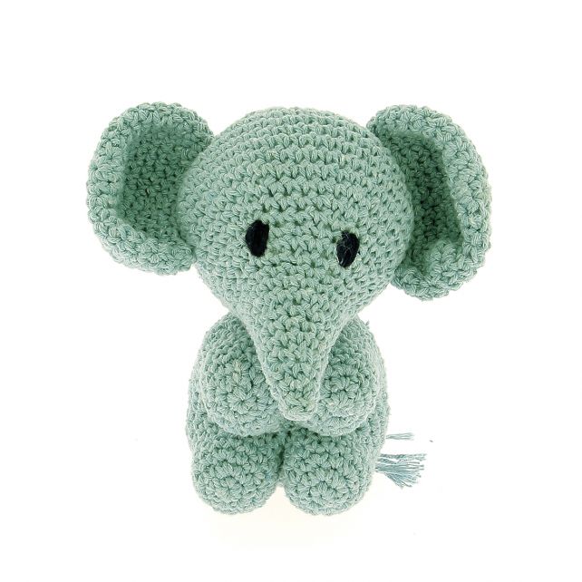 DIY Elephant Mo Spring Heklekit - Hoooked Yarn