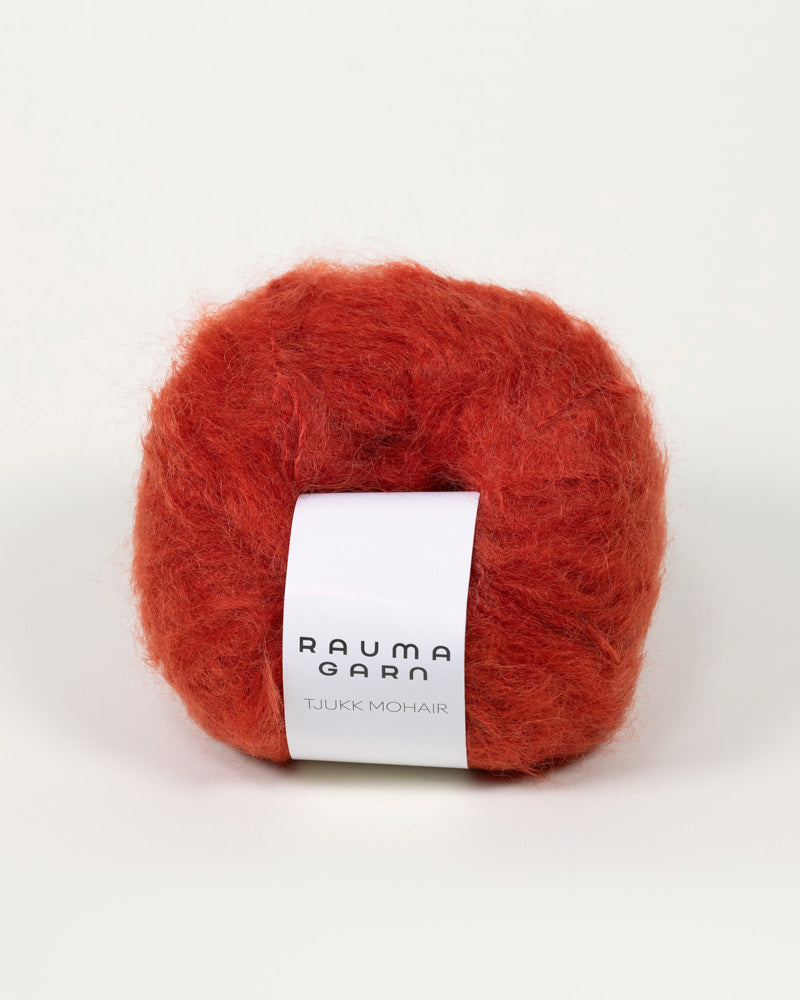Tjukk Mohair 174 Kyss -	Tjukk Mohair - Rauma Garn - Garntopia