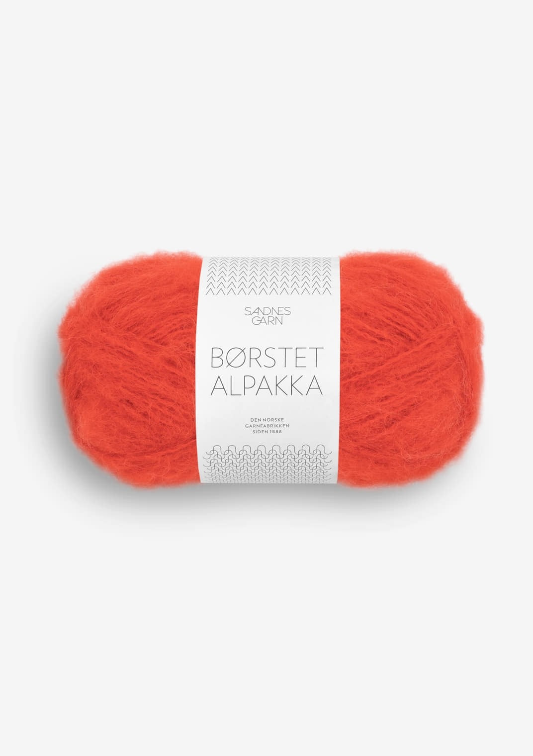3819 Spicy Orange  -	Børstet alpakka - Sandnes garn - Garntopia