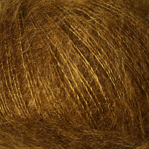 Okkerbrun -	Soft Silk Mohair