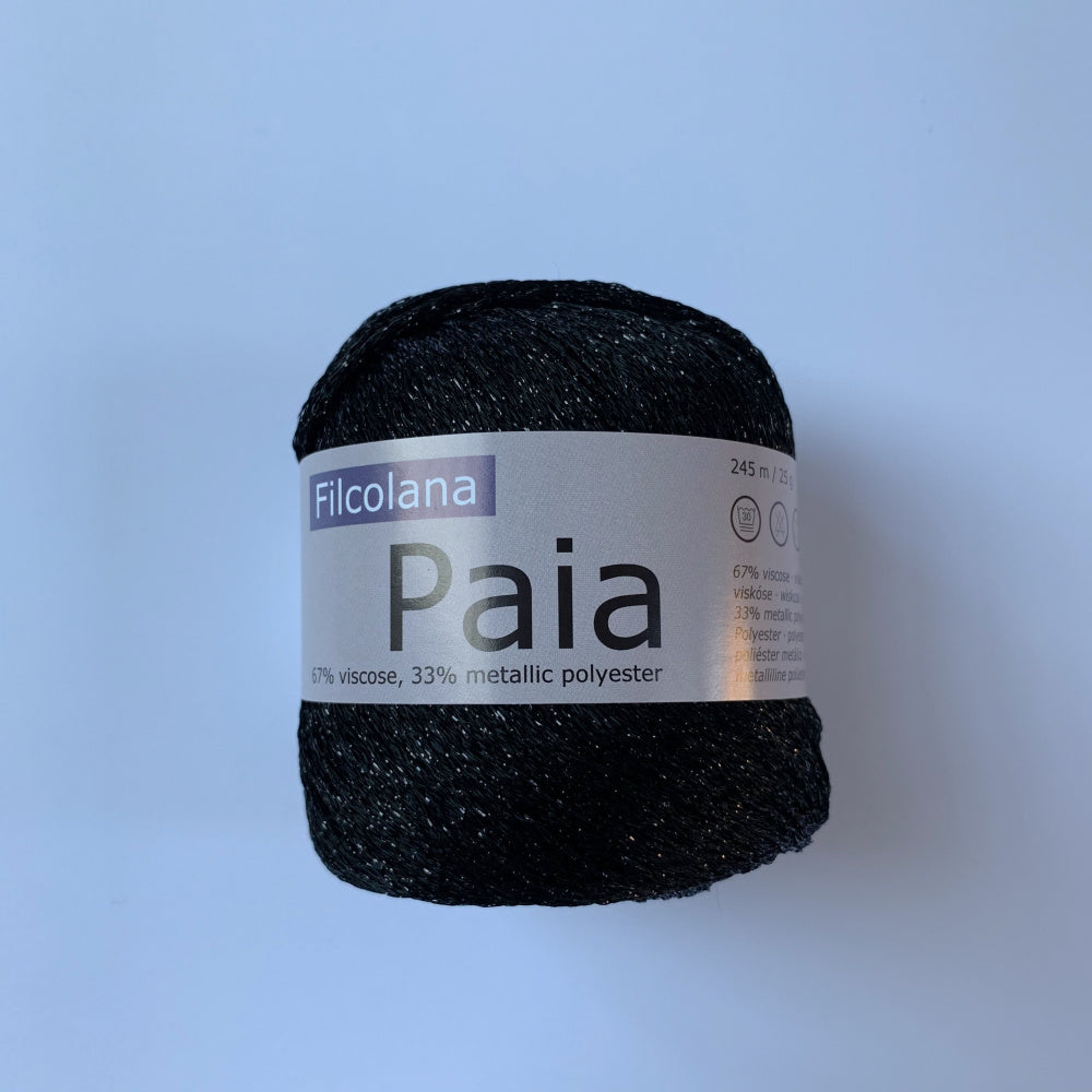 700 Black Shimmer -	Paia - Filcolana - Garntopia