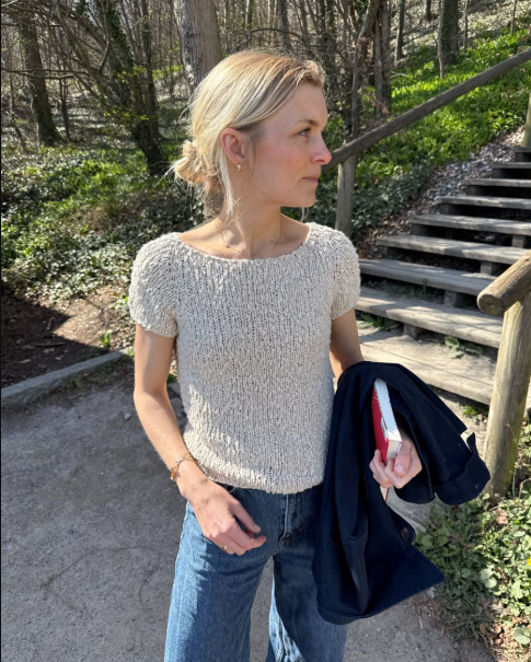 Wave Tee  - Papir - PetiteKnit - Garntopia