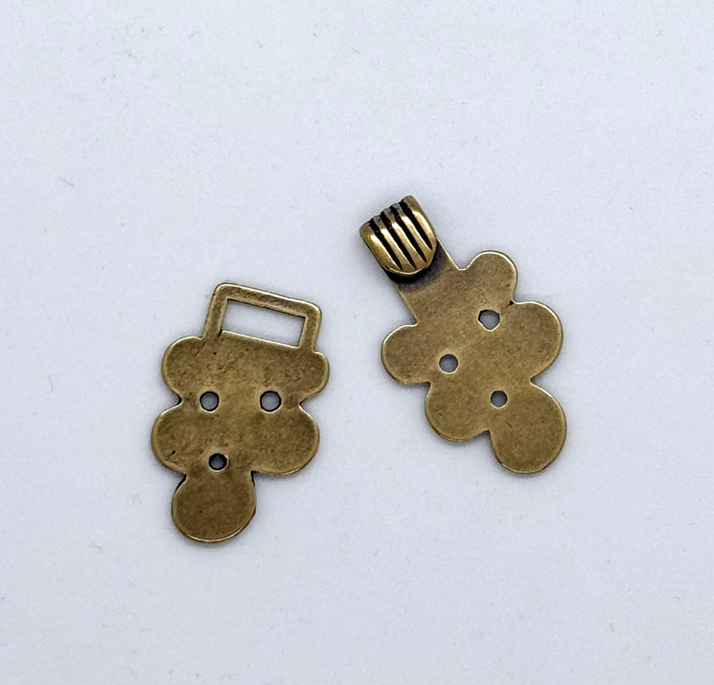 Hektelås - messing  - 70mm - NEWOLD COMPANY - Garntopia