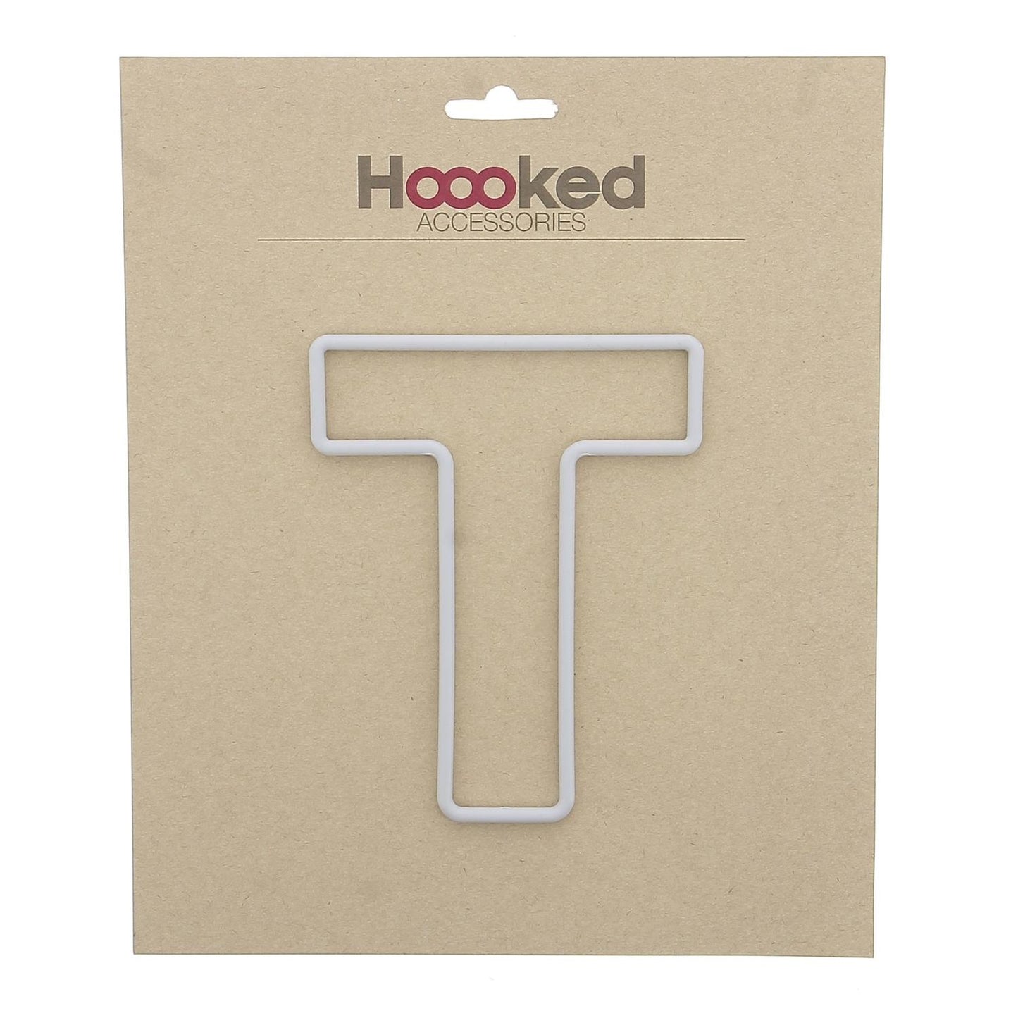 Bokstavramme T - Heklerammer 15 cm - Hoooked Yarn - Garntopia