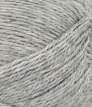 1042 Gråmelert -	Alpakka silke - Sandnes garn - Garntopia