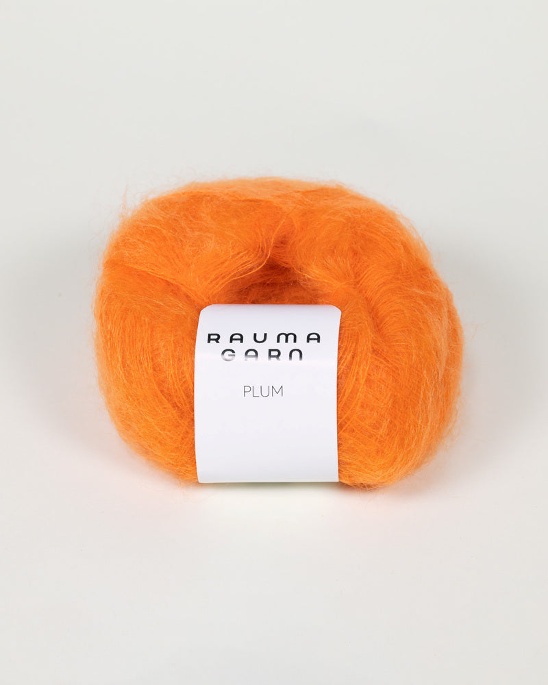 025 Oransje  -	Plum - Rauma Garn - Garntopia