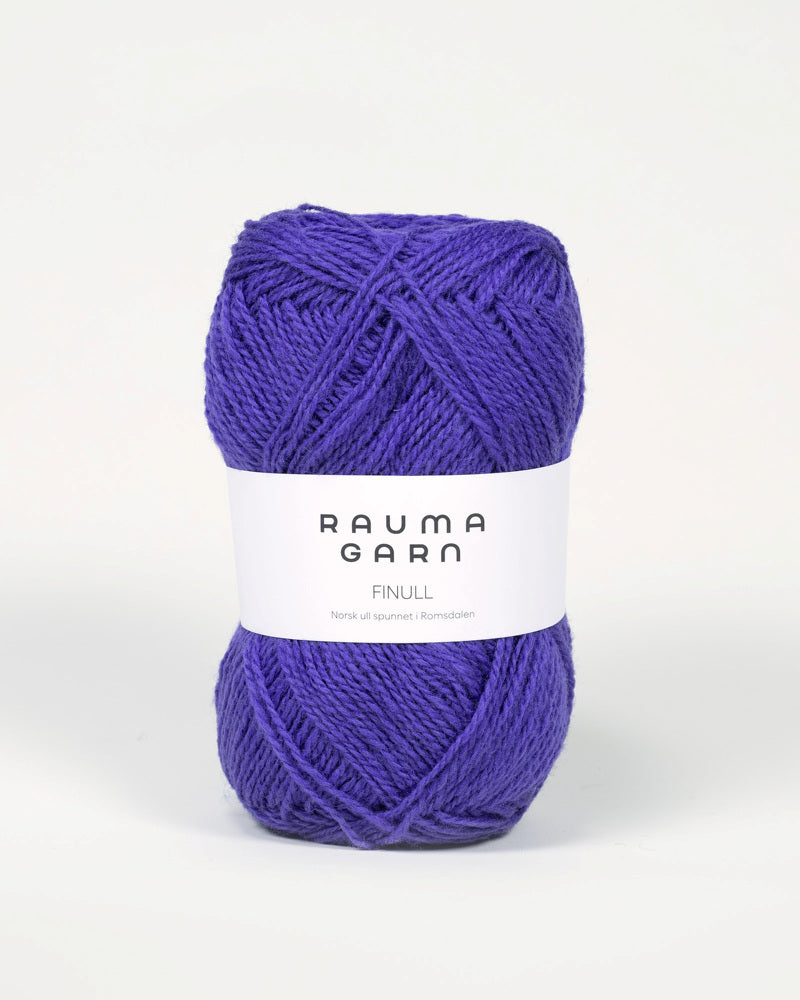 4041 Blålilla - Finull Pt2 - Rauma Garn - Garntopia