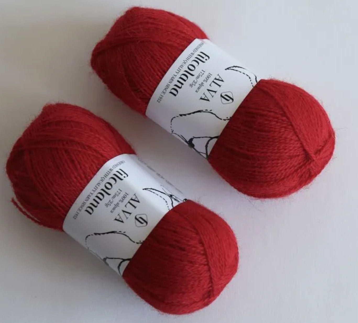 218 Chinese Red - Alva - Filcolana - Garntopia