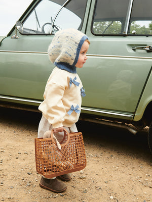 2506 - Mykt til barn - Nr. 3  Hugsy Hood Junior - Sandnes garn - Garntopia