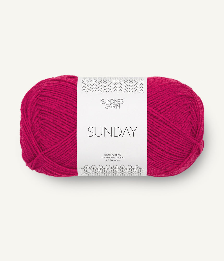 4600 Jazzy Pink -	Sunday - Sandnes garn - Garntopia