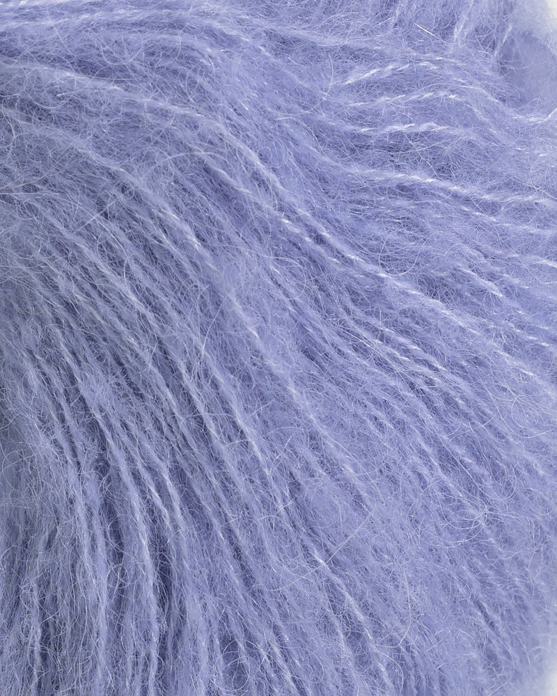 7244 Blå puddel -	Alpaca Silk - Rauma Garn - Garntopia