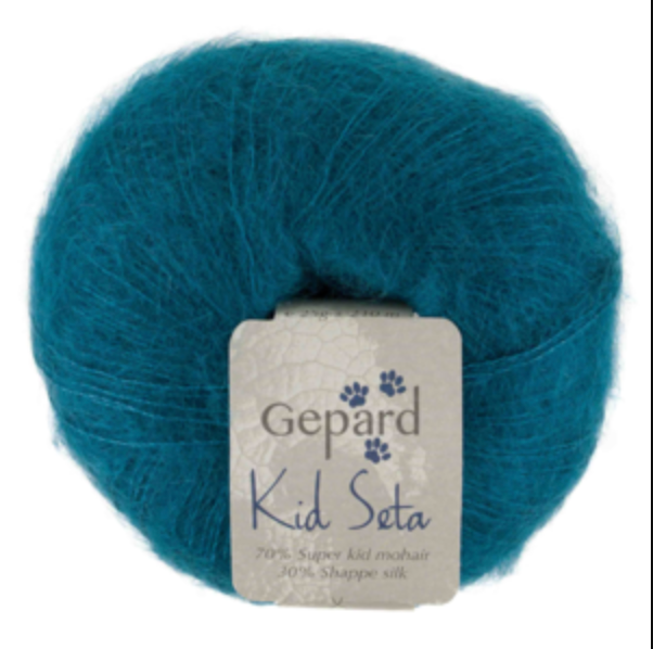 736 Petrol - Kid Seta - Gepard Garn - Garntopia