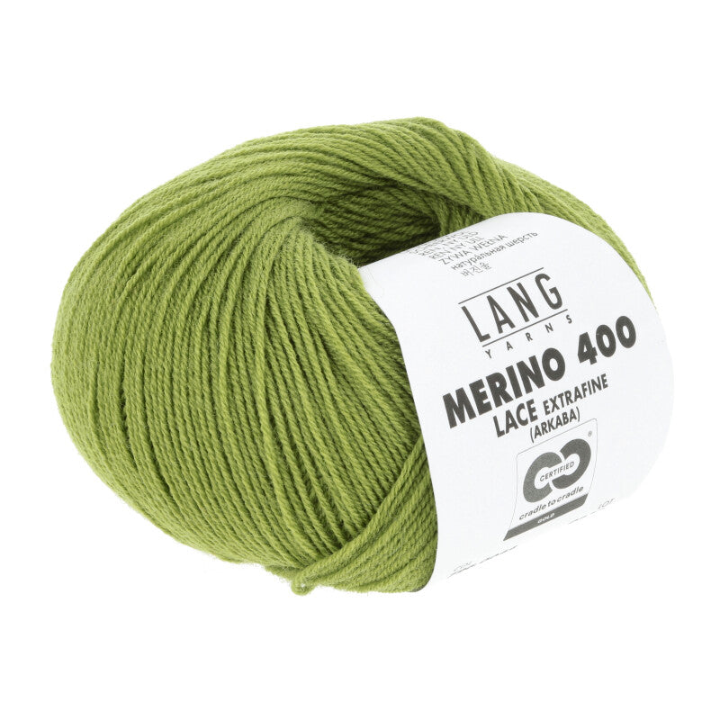 44 Lime -	Merino 400 Lace - Lang Yarns - Garntopia
