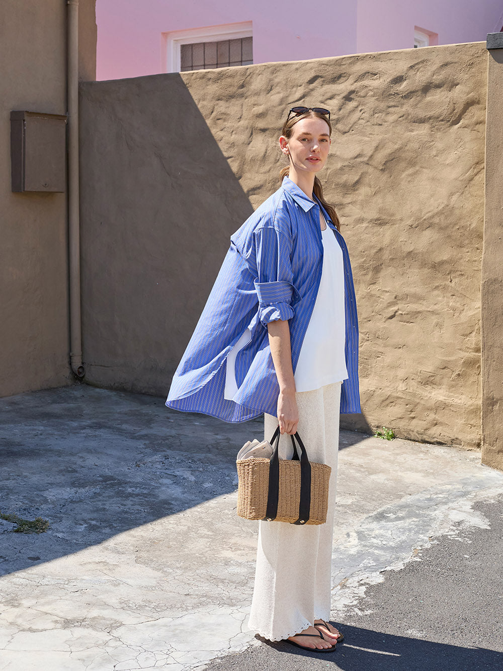 2604 - Sommerstrikk - NR 6 Roselyn Pants - Sandnes garn - Garntopia