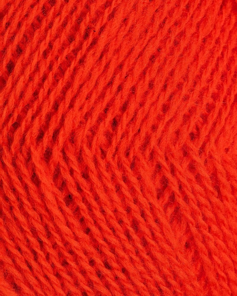 L095 Tomatrød -	Lamullgarn - Rauma Garn - Garntopia
