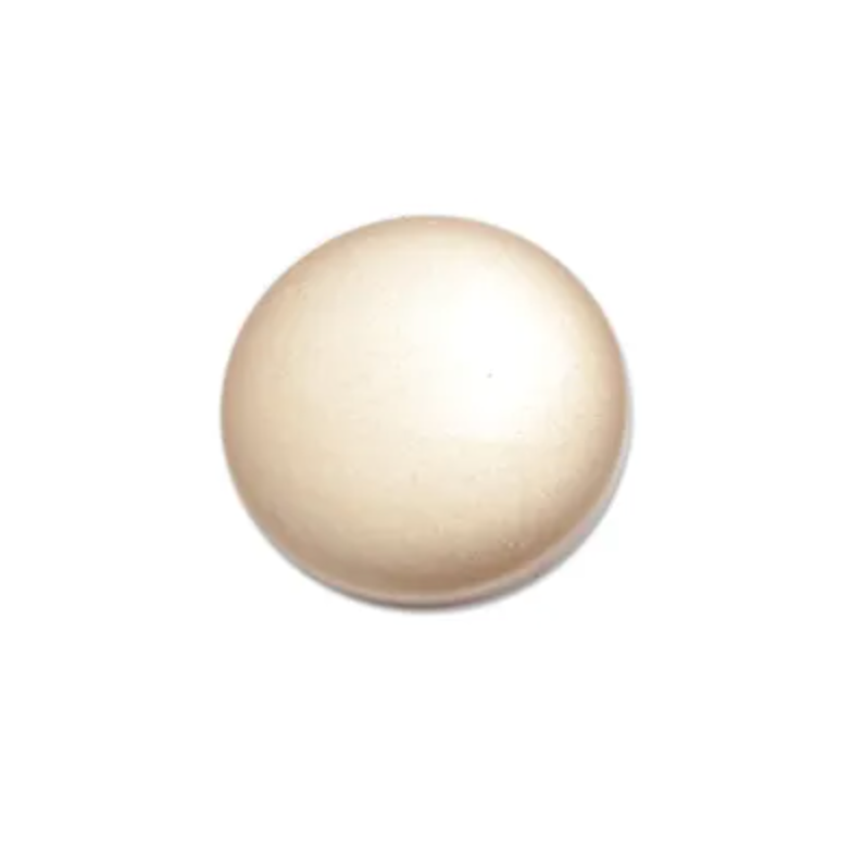 Knapp Rosegull, flat - 25 mm - KN387 - Kort & Godt - Garntopia