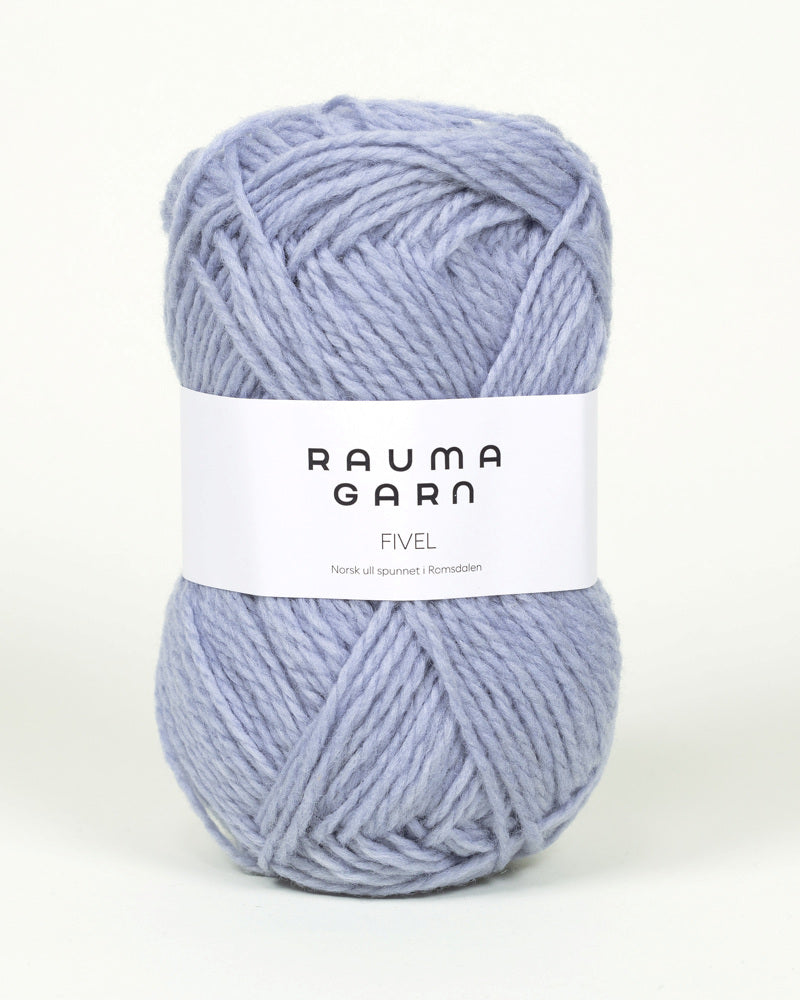 18 Blå puddel  -	Fivel - Rauma Garn - Garntopia