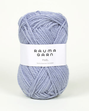 18 Blå puddel  -	Fivel - Rauma Garn - Garntopia
