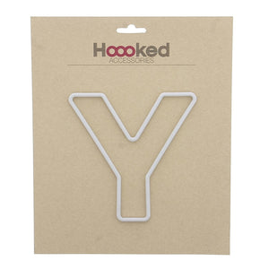 Bokstavramme Y - Heklerammer 15 cm - Hoooked Yarn - Garntopia