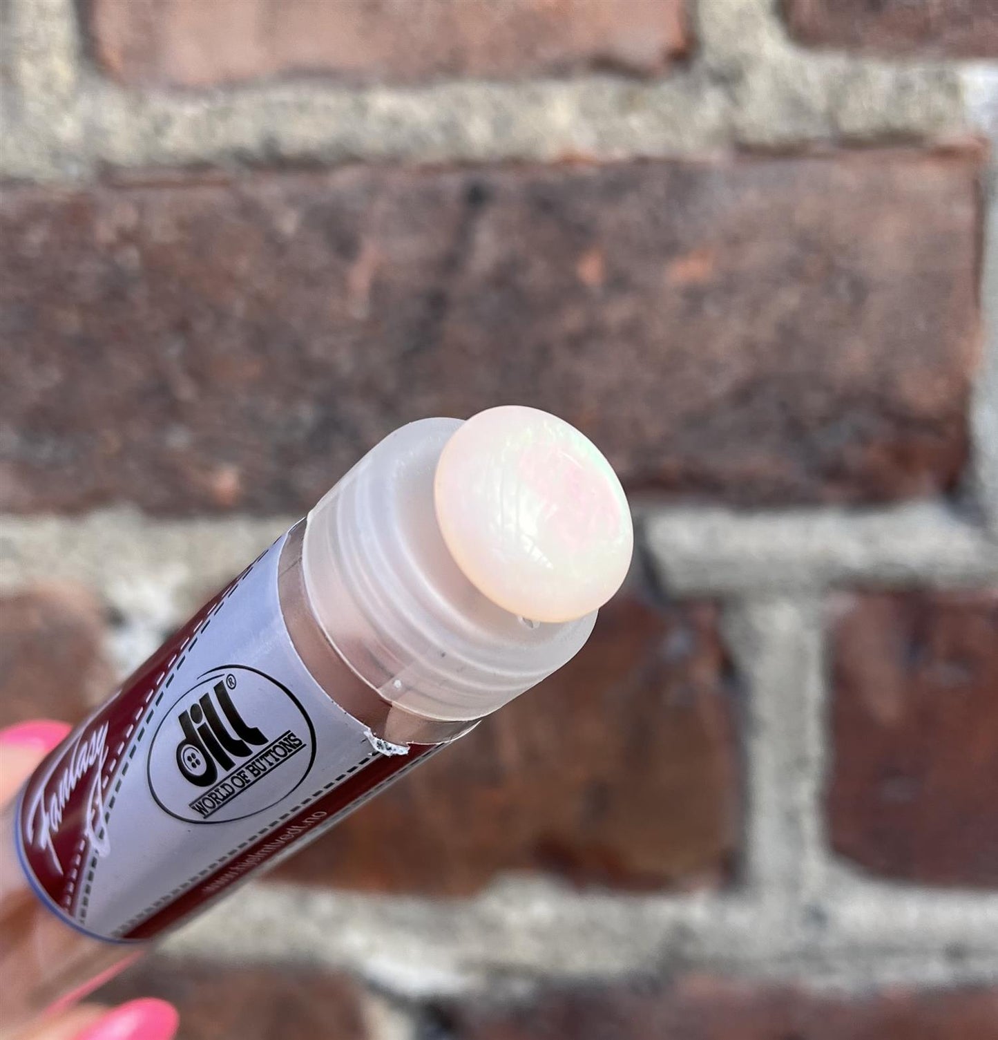 Runde plastknapper - 18 mm - Rosa - Hjelmtvedt - Garntopia