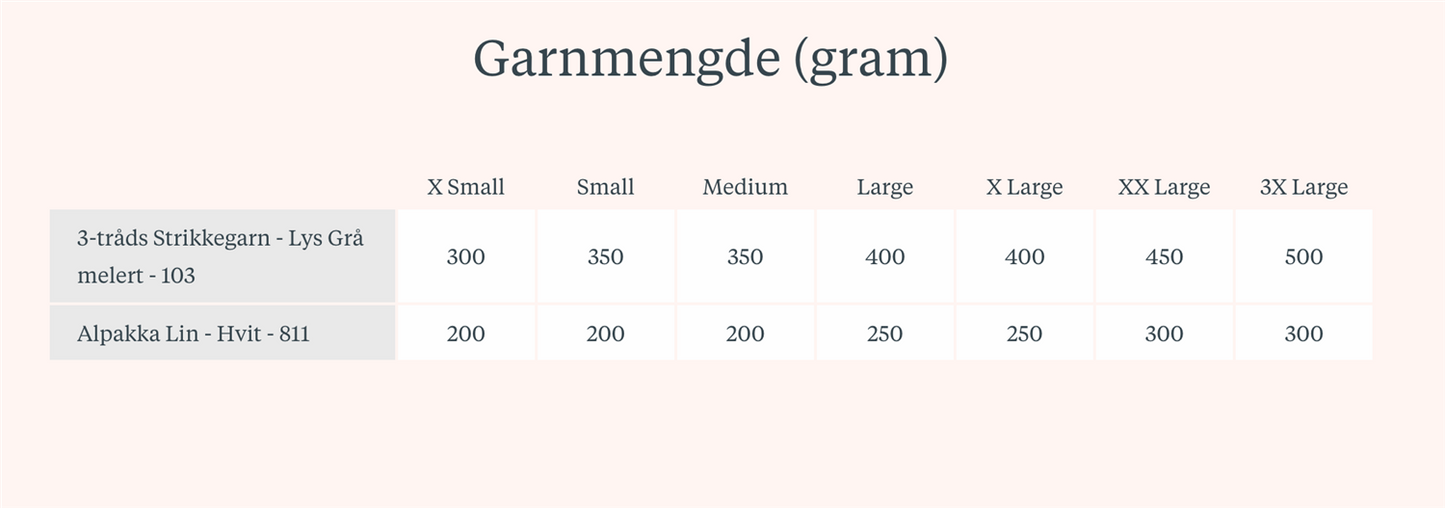 443 Kalamata Vintergenser - papiroppskrift - Rauma Garn - Garntopia