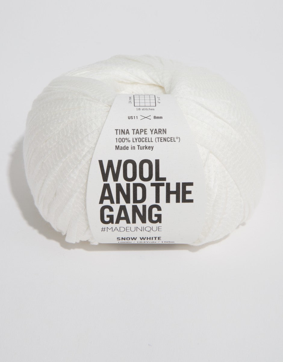 Snow White - Tina Tape - Wool and the gang - Garntopia