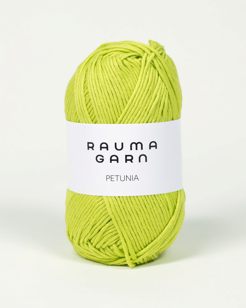 216 Limegrønn  - Petunia - Rauma Garn - Garntopia