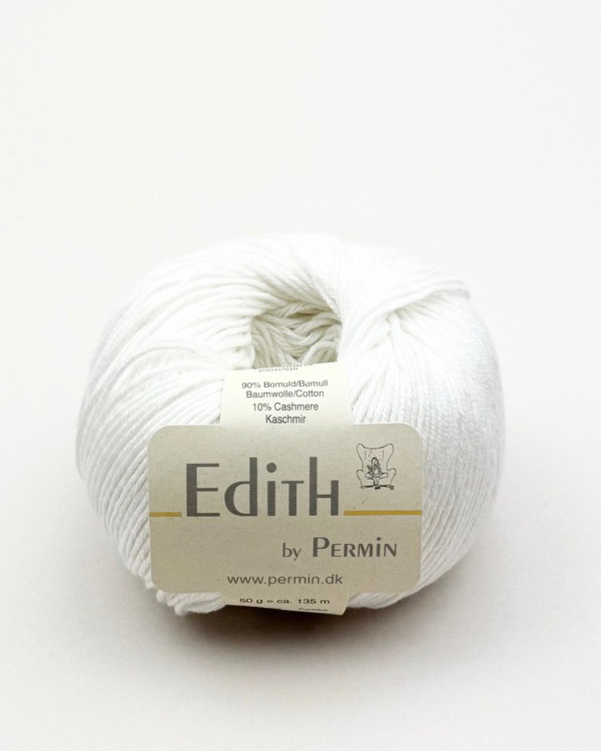 10 Hvid - Edith - Permin - Garntopia