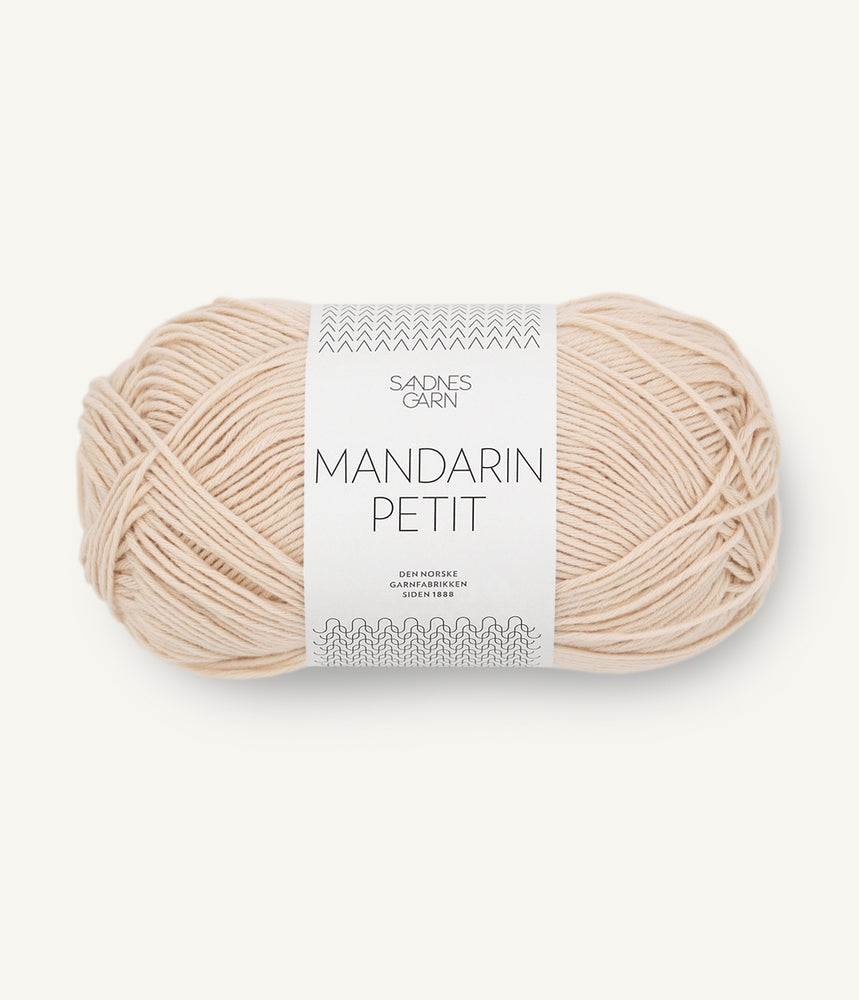 3011 Mandelhvit - Mandarin Petit - Sandnes garn - Garntopia