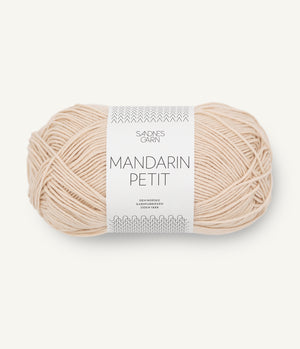 3011 Mandelhvit - Mandarin Petit - Sandnes garn - Garntopia