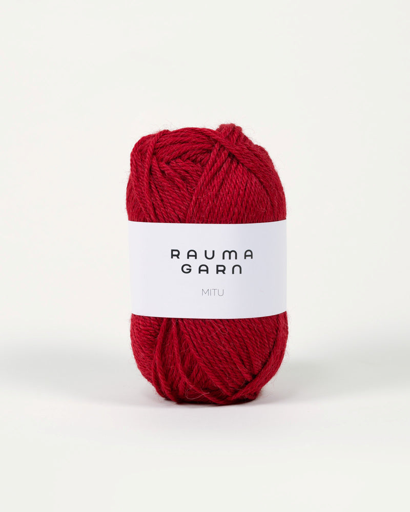 6085 Dyp rød -	Mitu - Rauma Garn - Garntopia