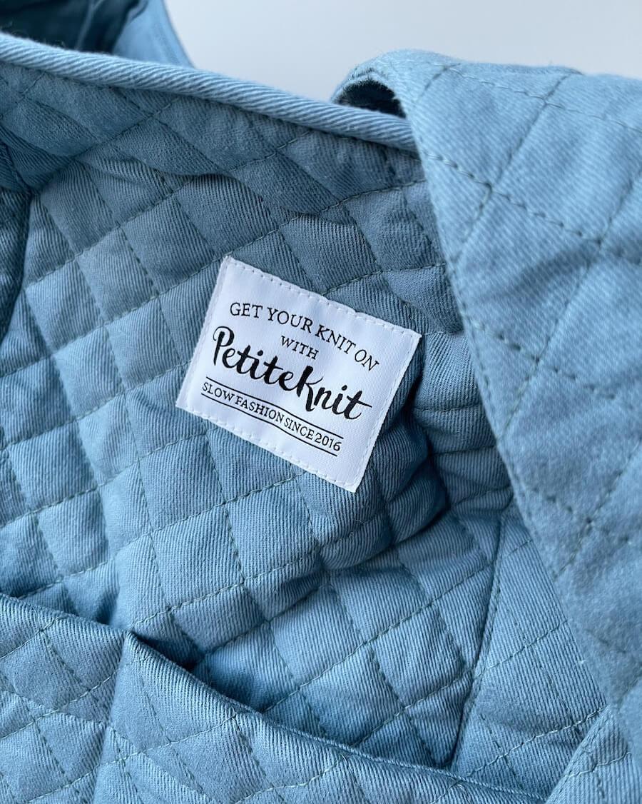 All You Need Bag - Worker Blue - PetiteKnit - Garntopia