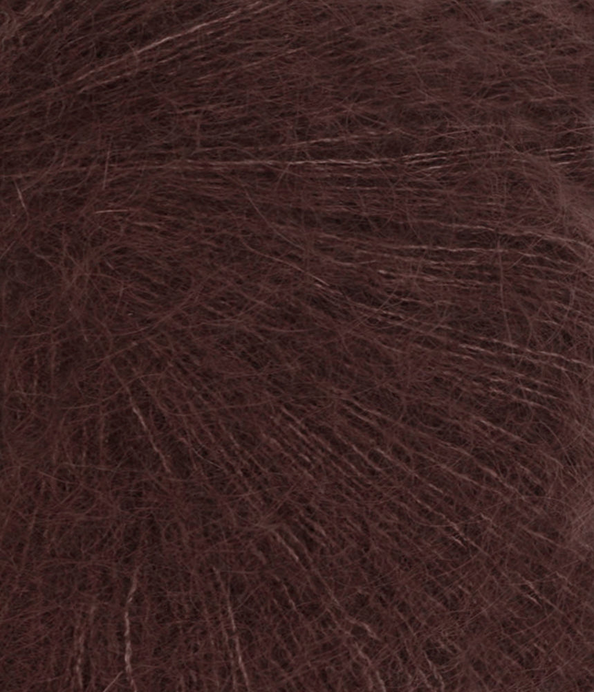 4381 Dark Fudge -	Tynn Silk Mohair - Sandnes garn - Garntopia
