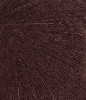 4381 Dark Fudge -	Tynn Silk Mohair - Sandnes garn - Garntopia