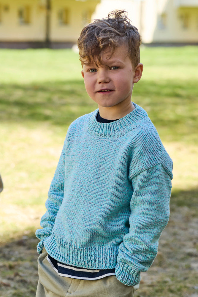 467 Kalamata genser - papiroppskrift - Rauma Garn - Garntopia