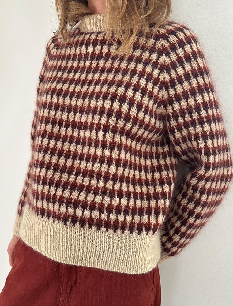 Le Knit - Facet Sweater - Papir - Lene Holme Samsøe - Garntopia