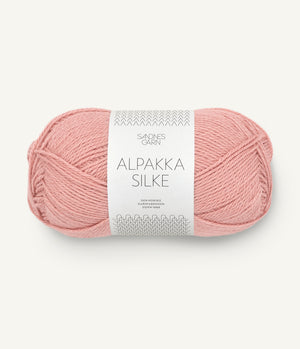 4033 Ferskenblomst   -	Alpakka silke