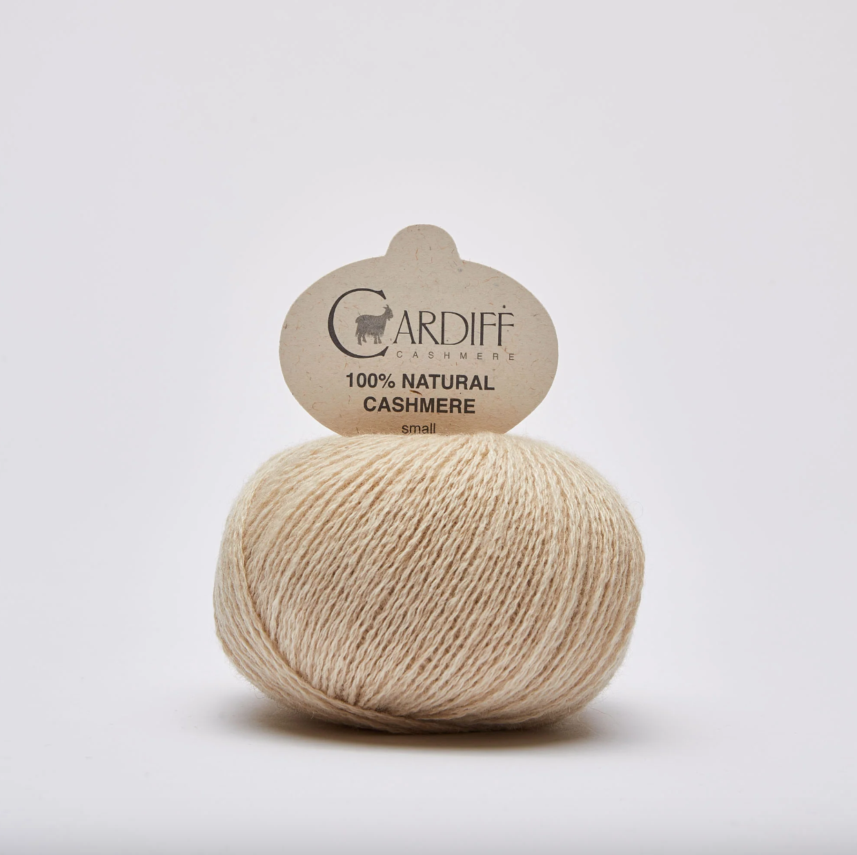 509 Silver (Undyed) - Small - Cardiff Cashmere - Garntopia