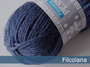 818 Fisherman Blue (melange) -	Peruvian - Filcolana - Garntopia