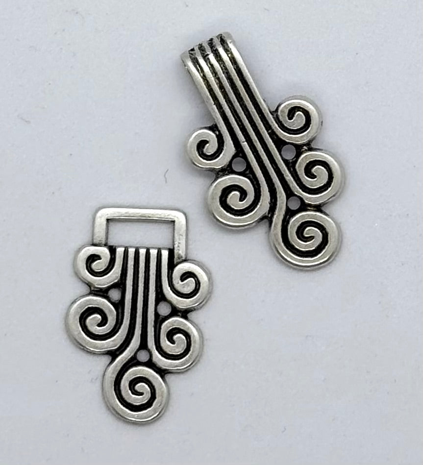 Hektelås - sølv - 70mm - NEWOLD COMPANY - Garntopia