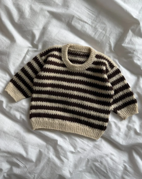 Otto Sweater Baby - Papir - PetiteKnit - Garntopia