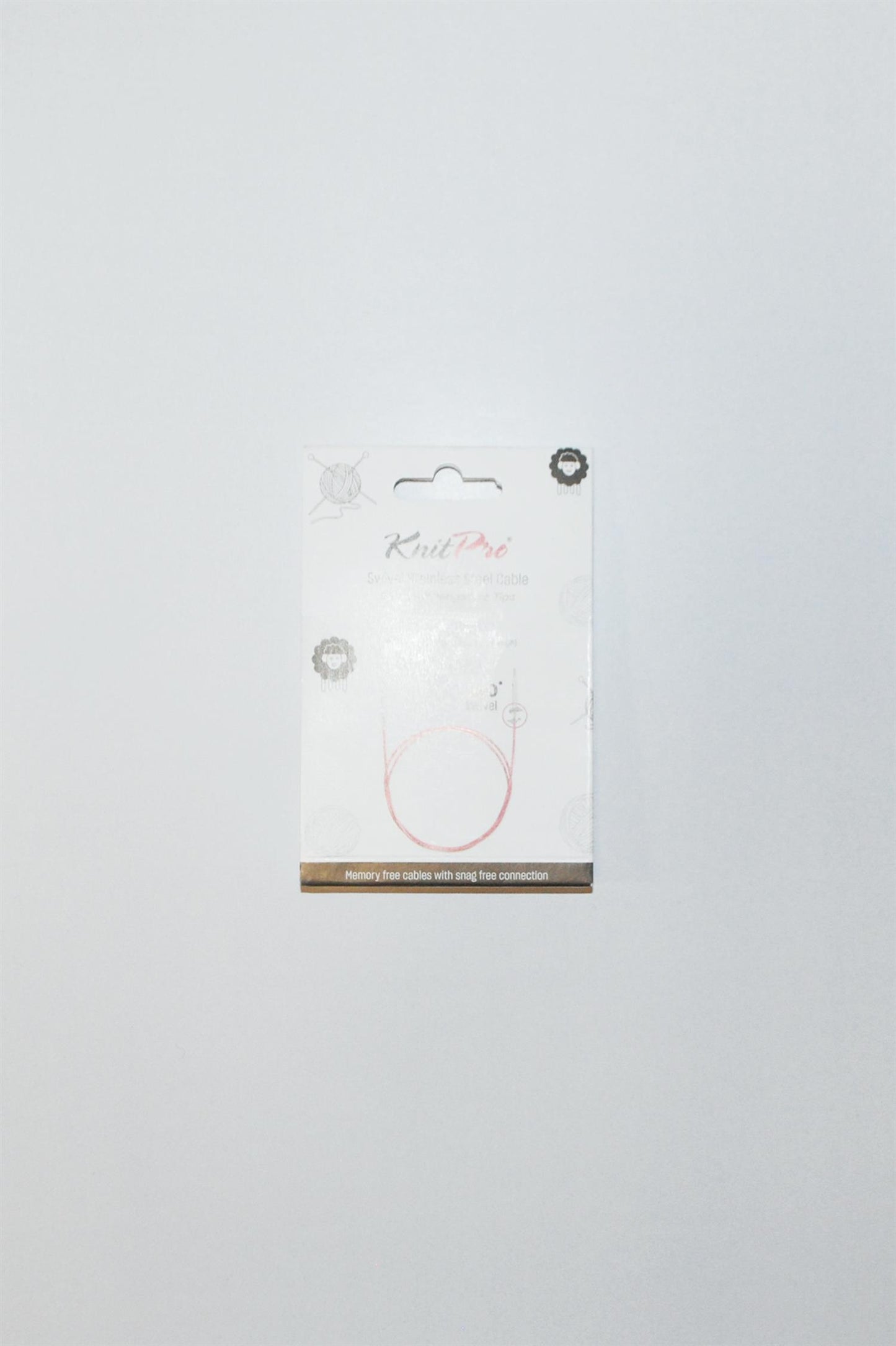 Swivel Stainless Steel Vaier - Lilla - 80 cm - KnitPro - Garntopia