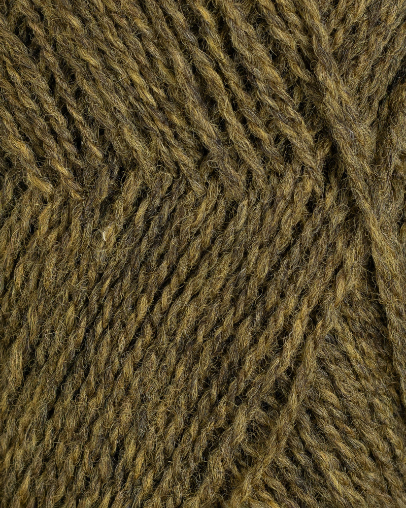 4129 Mosegrønn mørkmelert -	Finull Pt2 - Rauma Garn - Garntopia