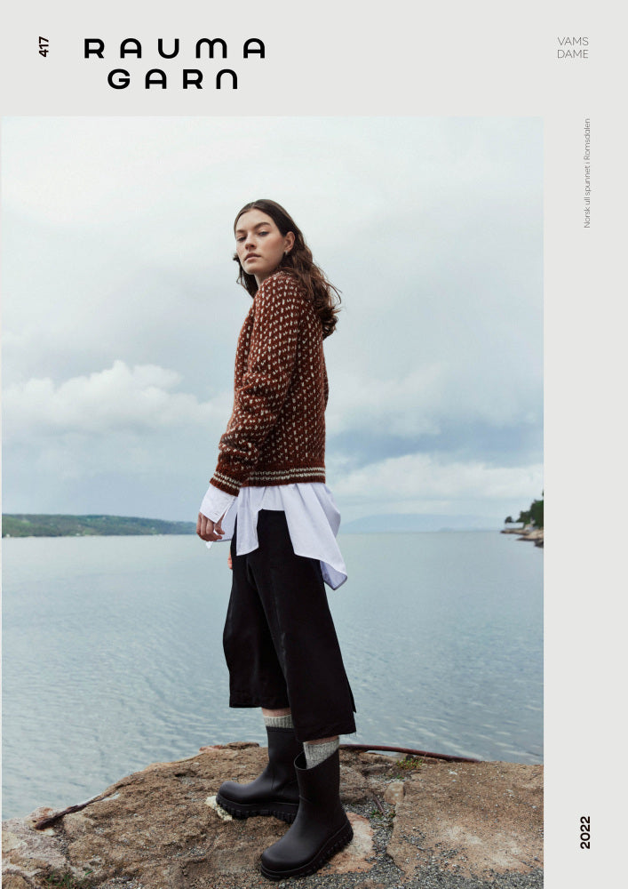 417E - Vams Dame - English - Rauma Garn - Garntopia