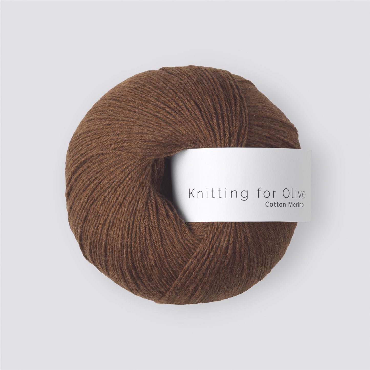 Mørk Cognac -	Cotton Merino - Knitting for Olive - Garntopia